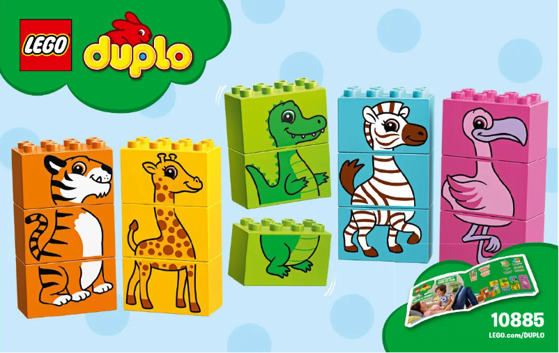 Page 1 de la notice Manuel utilisateur Lego Duplo 10885