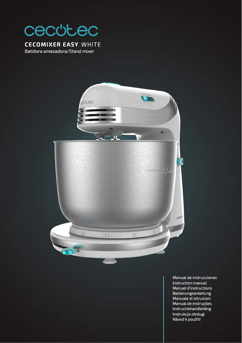 Page 1 de la notice Manuel utilisateur Cecotec Cecomixer Easy White