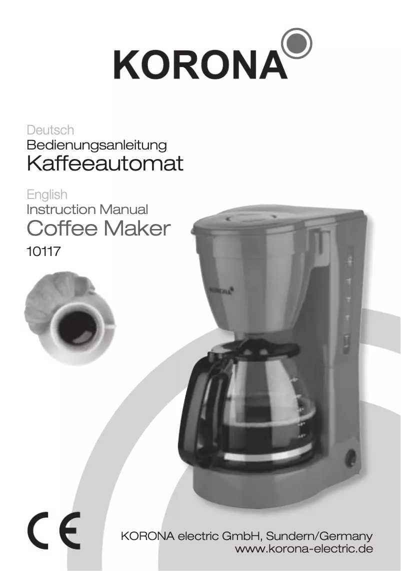 Image de la première page du manuel de l'appareil 10117