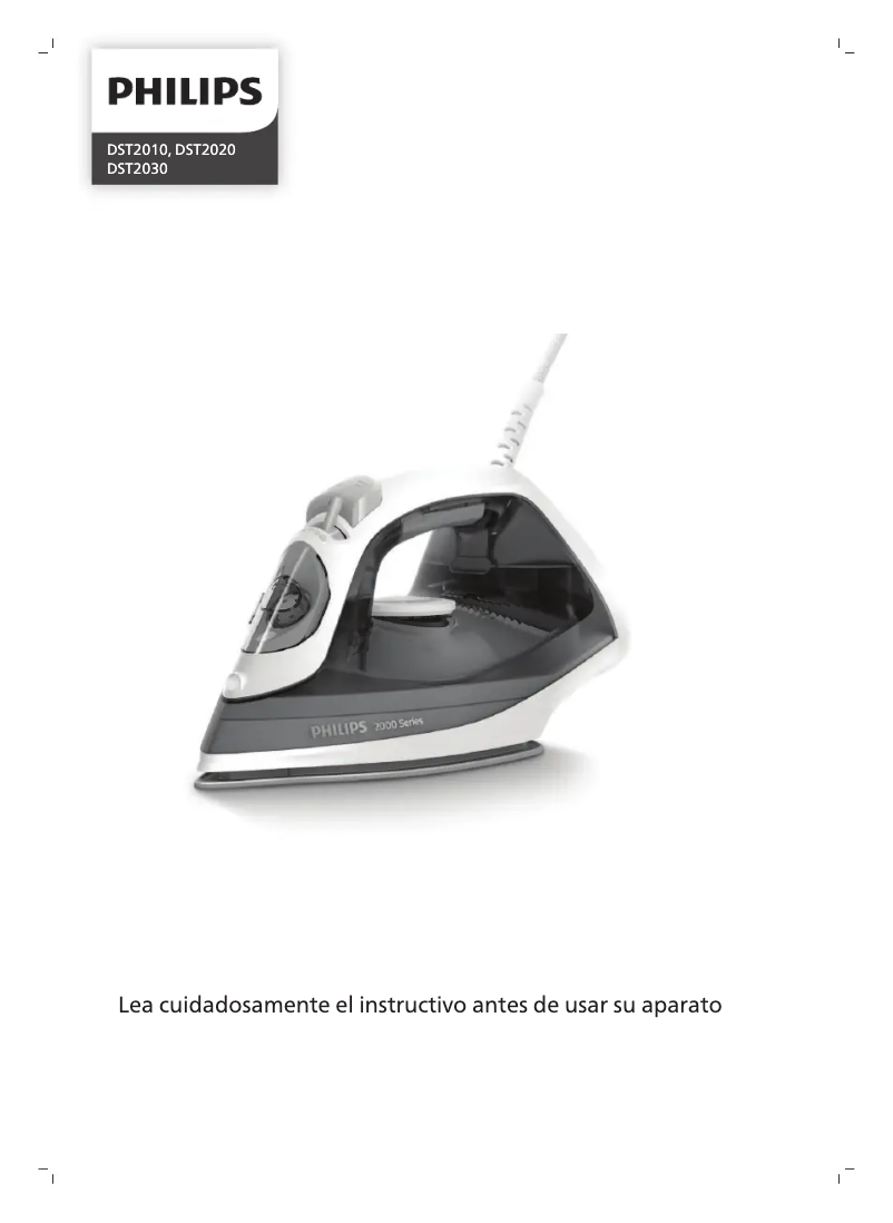 Page 1 de la notice Manuel utilisateur Philips 2000 Series DST2020