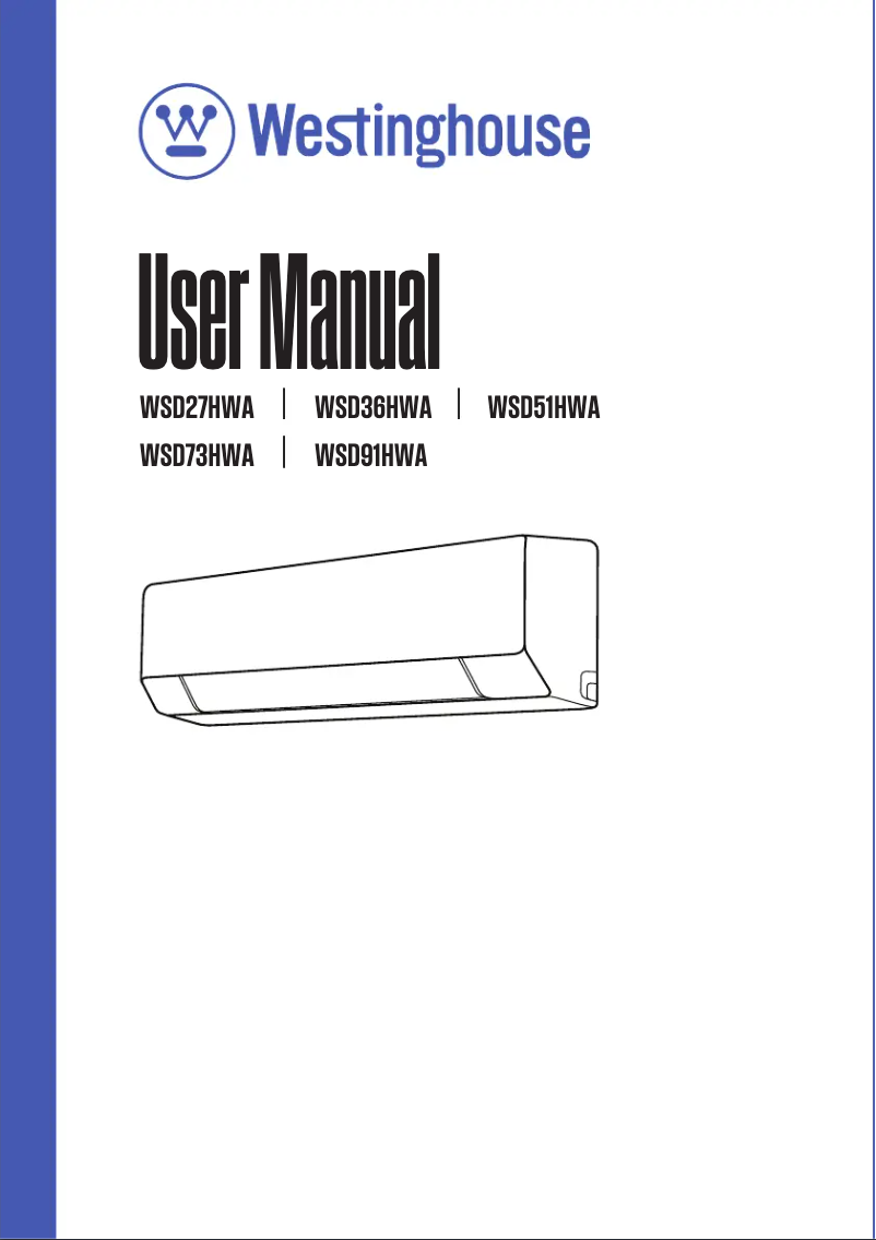 Página 1 del manual Manual de usuario Westinghouse WSD51HWA