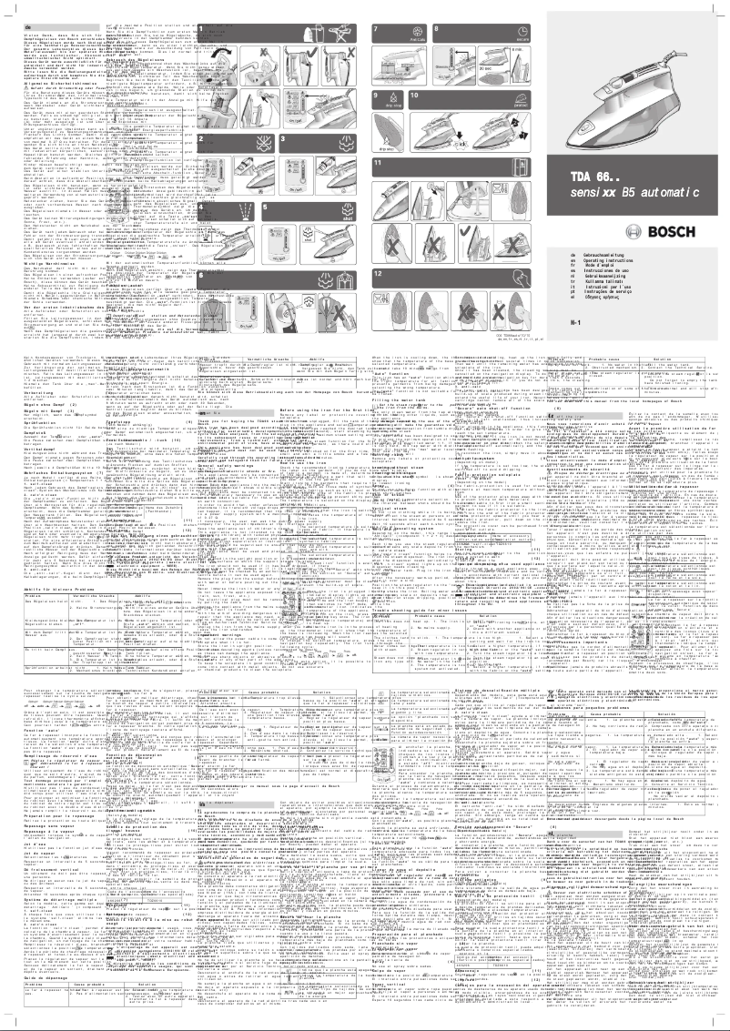 Page n°1 - Manuel utilisateur Bosch Sensixx B5 Secure TDA6665