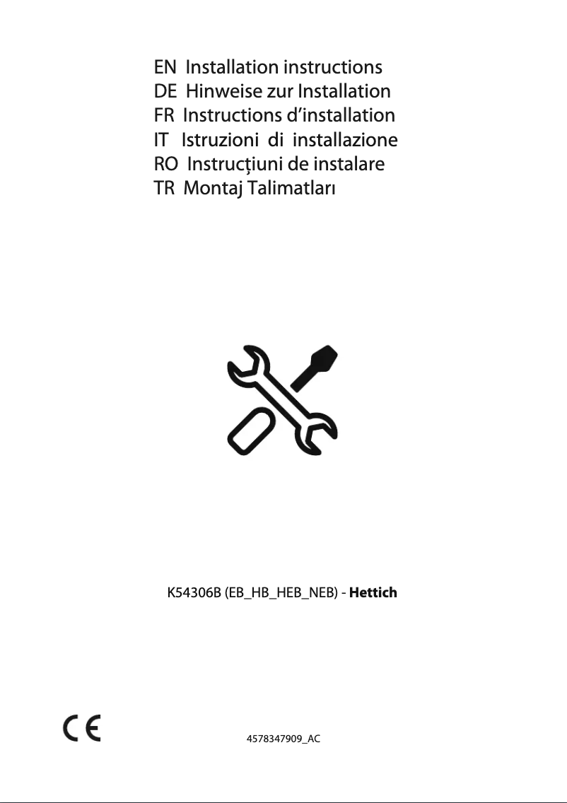 Page 1 de la notice Instructions / montage Grundig GEK7100