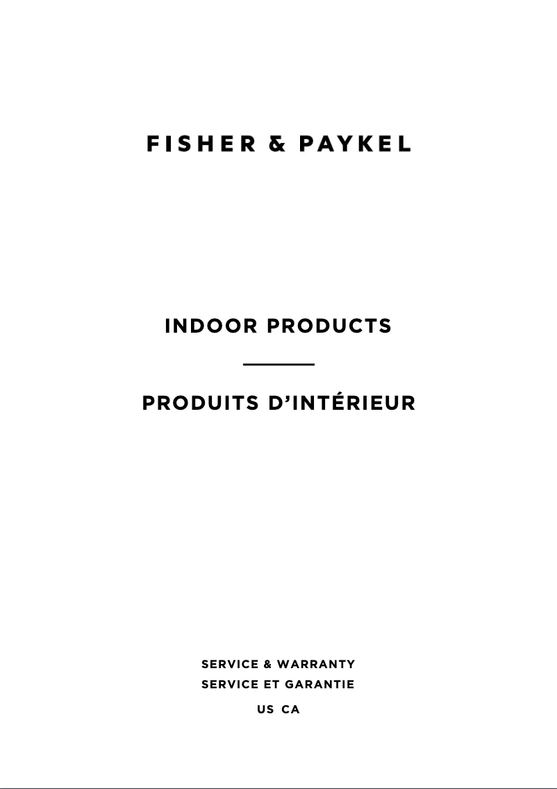 Page n°1 - Mode d'emploi Fisher & Paykel WDV230N