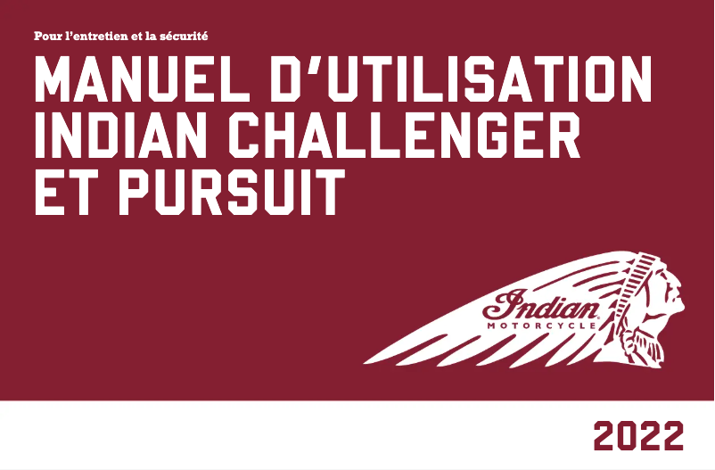 Image de la première page du manuel de l'appareil Pursuit Limited Icon (2022)