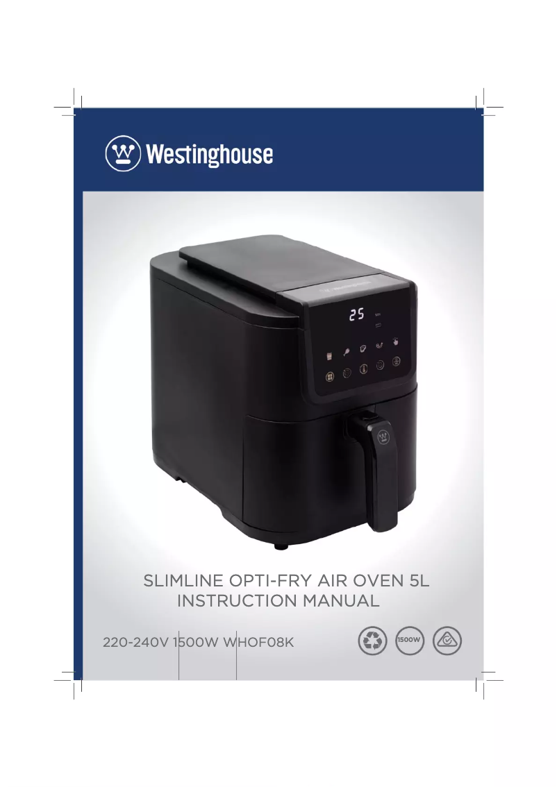 Página 1 del manual Manual de usuario Westinghouse WHOF08K