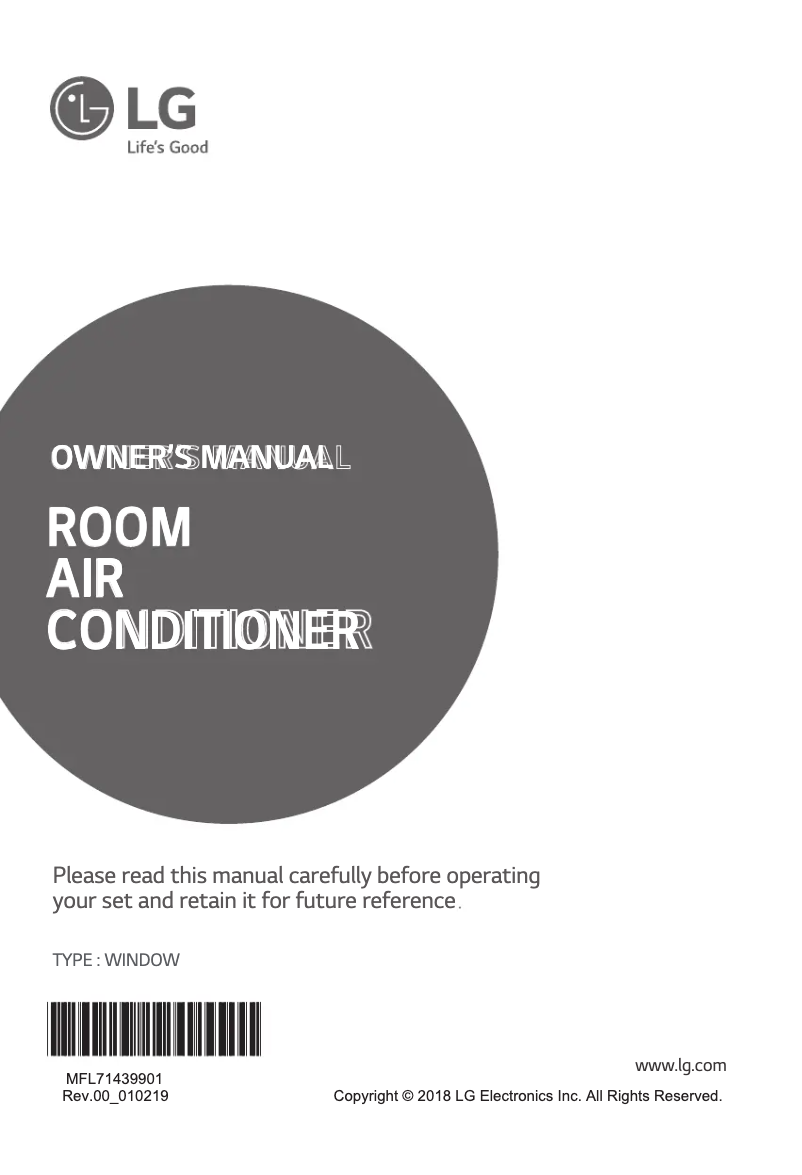 Imagen de la primera página del manual del dispositivo LA080LC