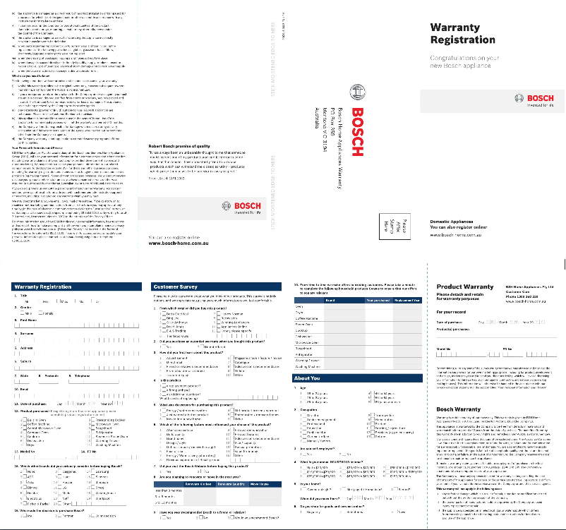 Page 1 de la notice Manuel utilisateur Bosch SMU50L05AU