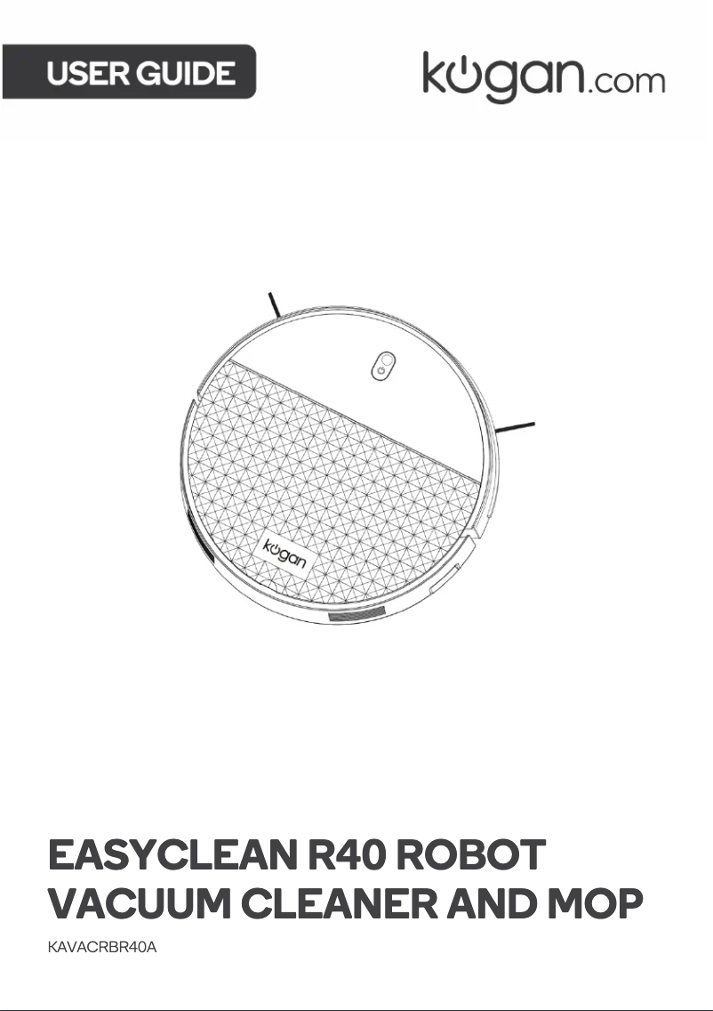 Page 1 de la notice Manuel utilisateur Kogan KAVACRBR40A