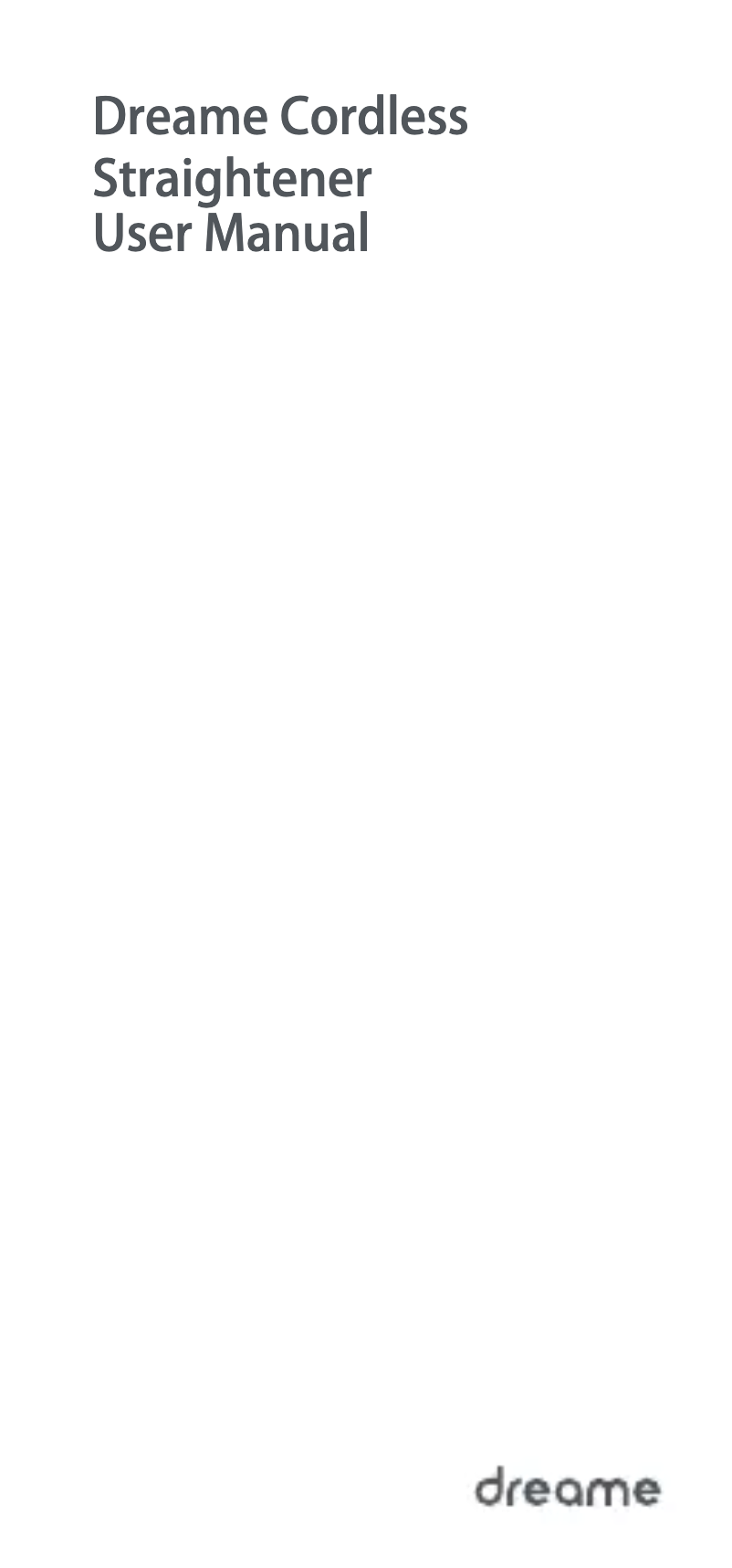 Image de la première page du manuel de l'appareil Glamour