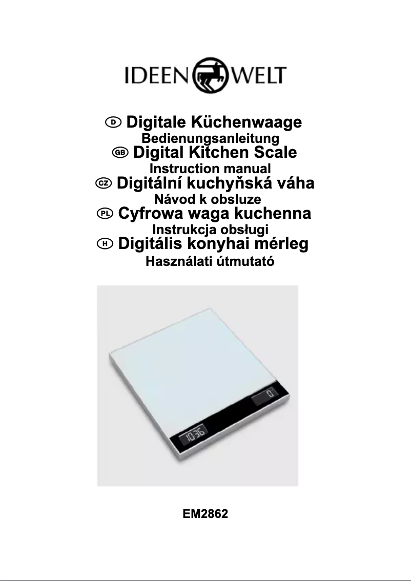Page 1 de la notice Manuel utilisateur IdeenWelt EM2862