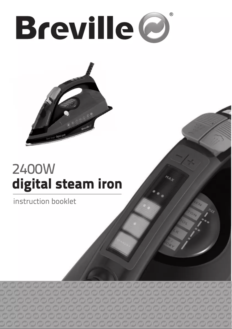 Image de la première page du manuel de l'appareil Power Steam Digital VIN210