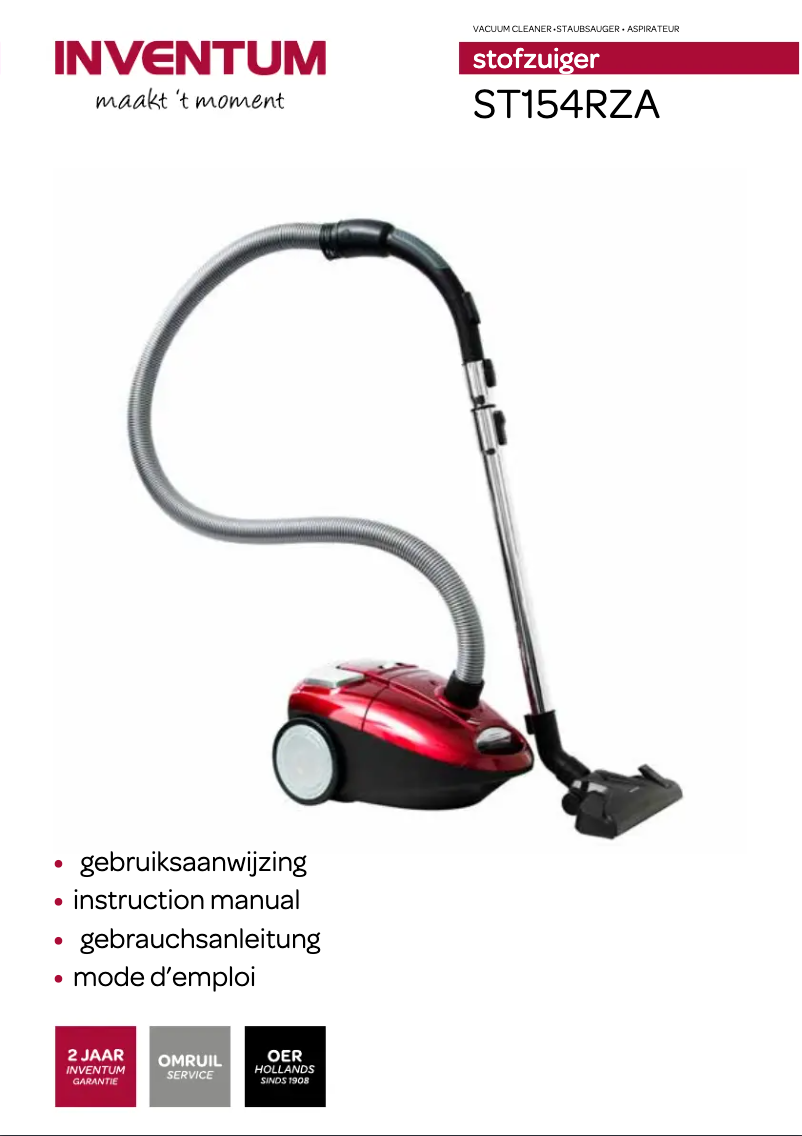 Page 1 de la notice Manuel utilisateur Inventum ST154RZA