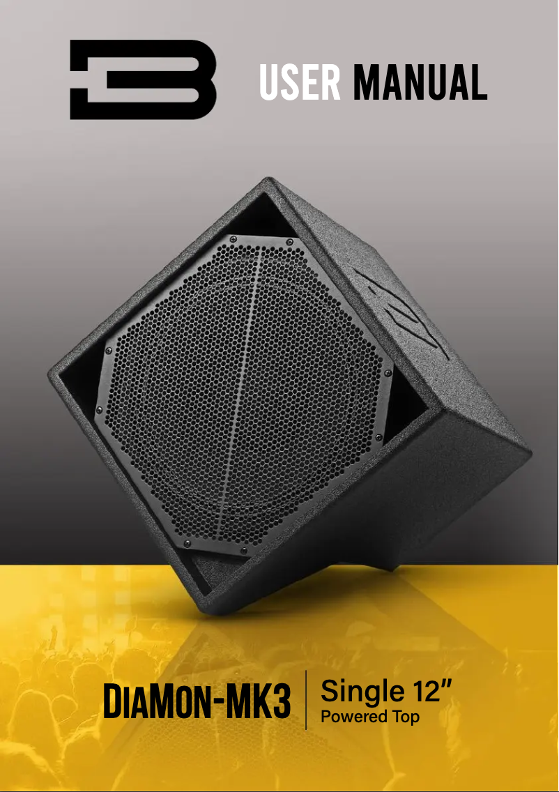 Page n°1 - Manuel utilisateur BASSBOSS DiaMon-MK3