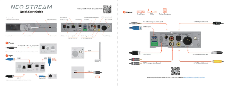 Page n°1 - Guide de démarrage rapide iFi Audio NEO Stream
