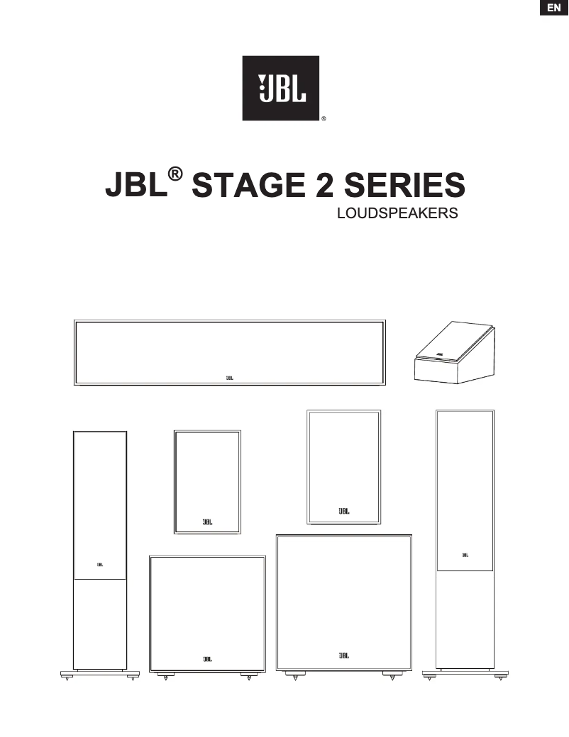Page n°1 - Manuel utilisateur JBL Stage 245C