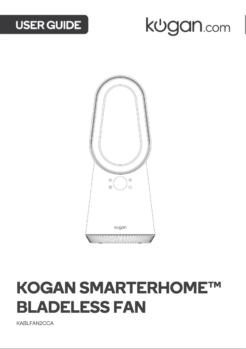 Image de la première page du manuel de l'appareil KABLFAN2CCA