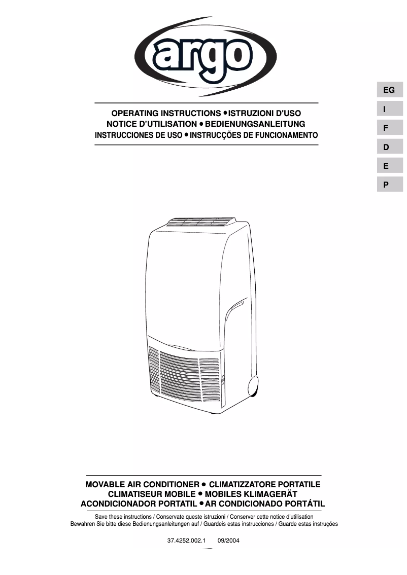 Page n°1 - Manuel utilisateur ARGO Oscar