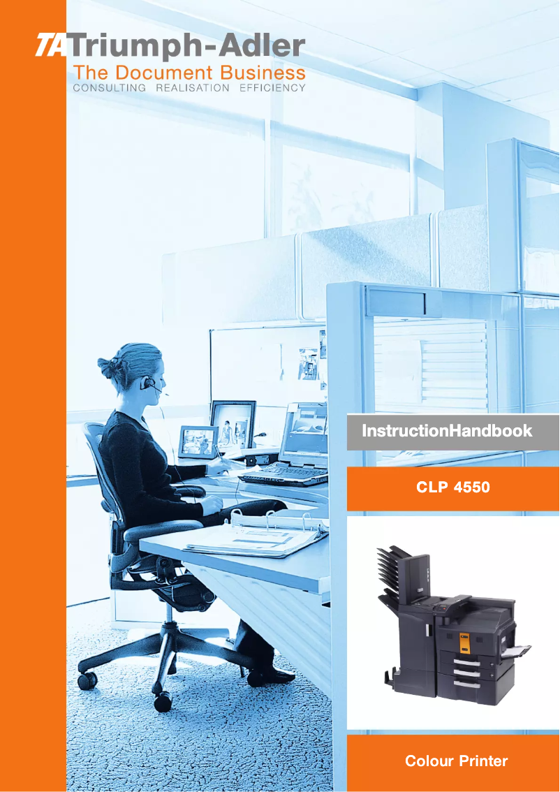 Página 1 del manual Manual de usuario Triumph-Adler CLP 4550
