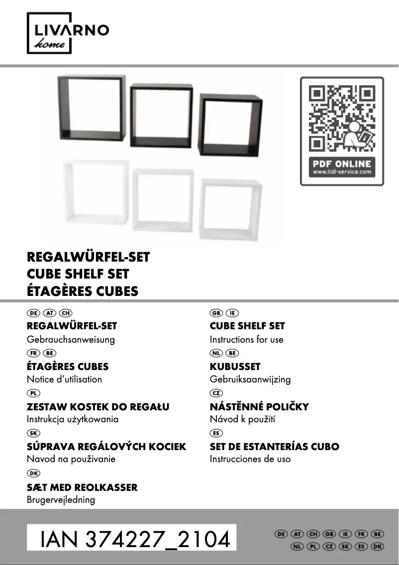 Page 1 de la notice Manuel utilisateur Livarno Lux IAN 374227