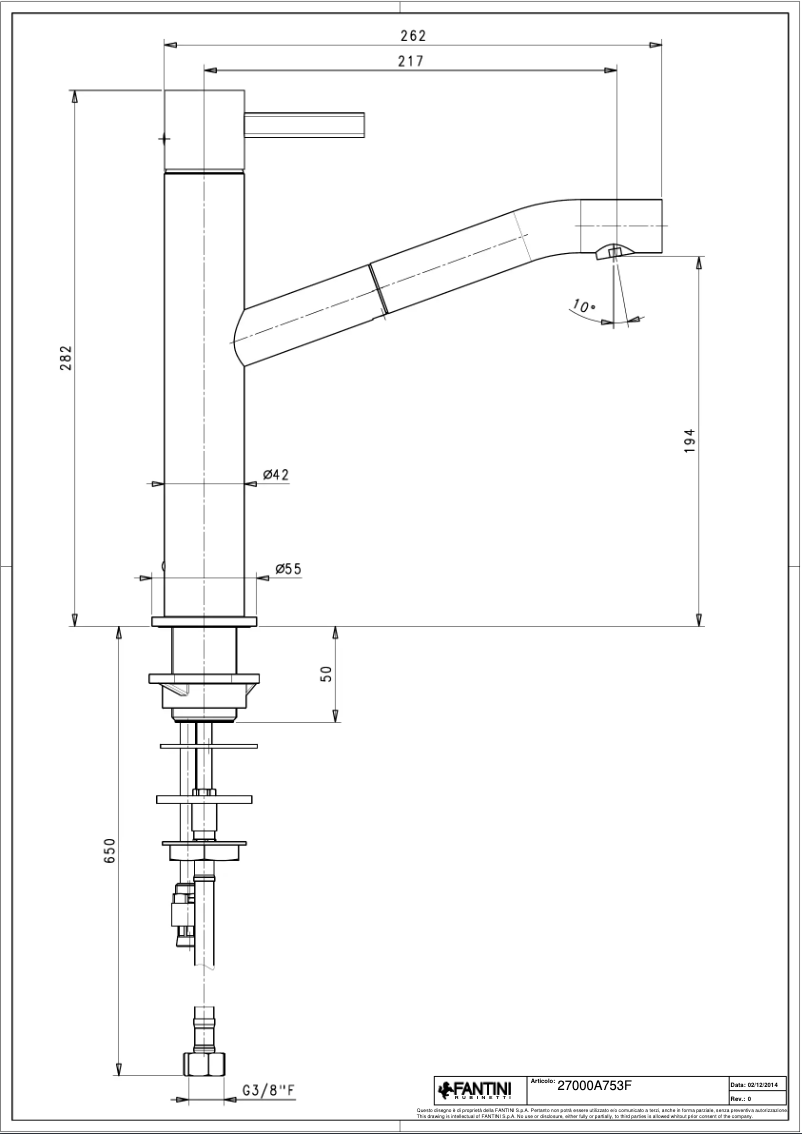 Page n°1 - Fiche technique AboutWater A753F