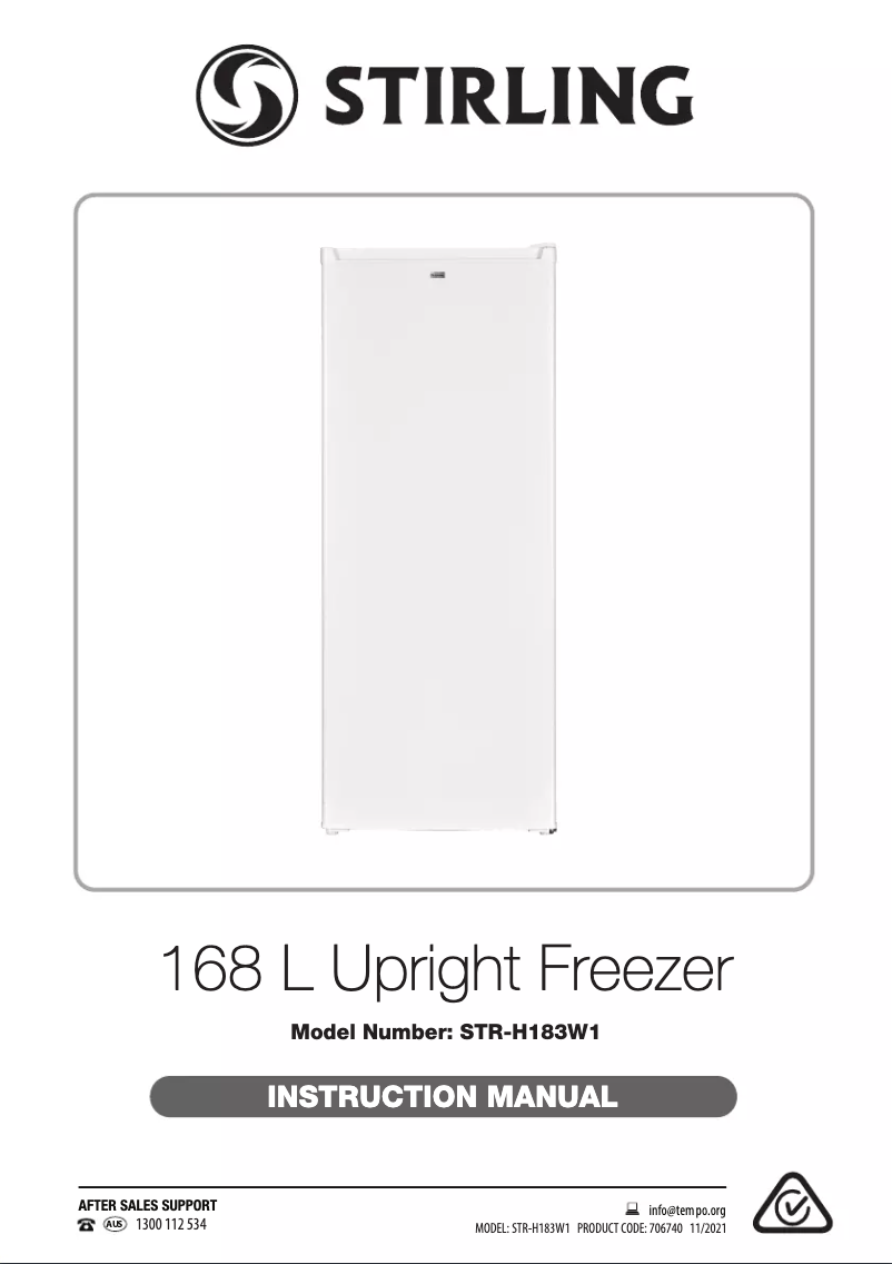 Page n°1 - Manuel utilisateur Stirling STR-H183W1