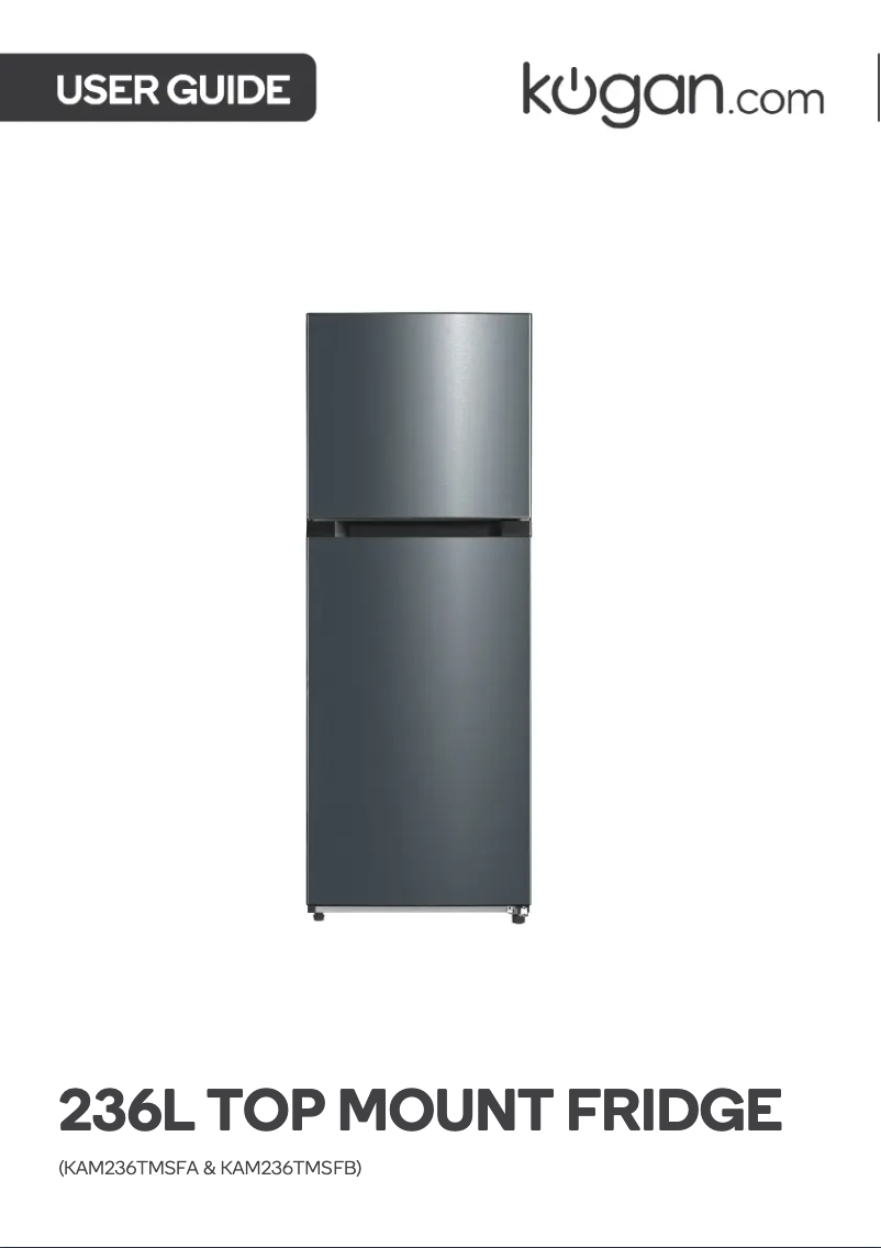 Page n°1 - Manuel utilisateur Kogan KAM236TMSFB
