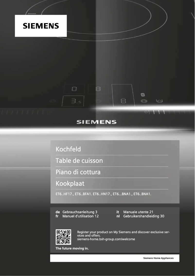 Image de la première page du manuel de l'appareil ET631BFA1E