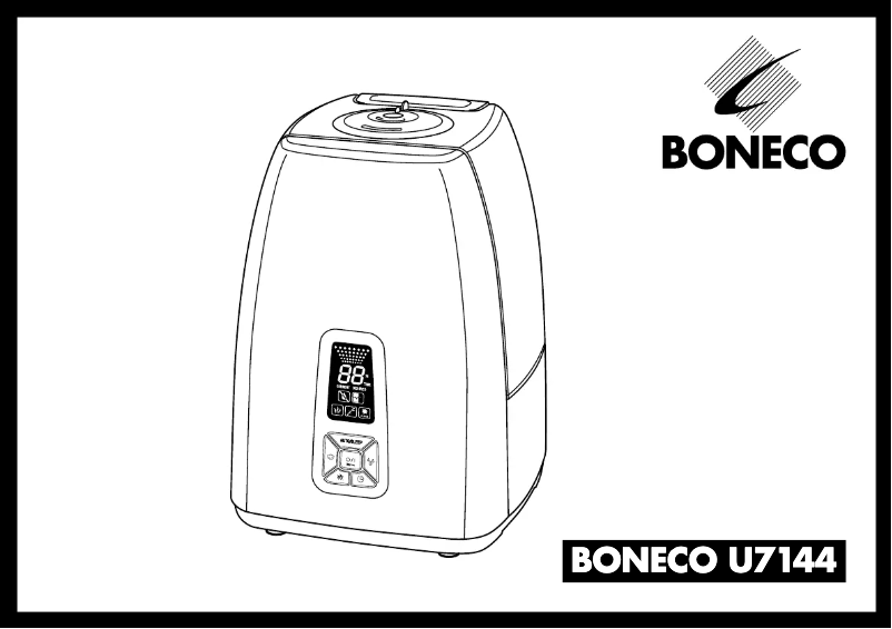 Page 1 de la notice Manuel utilisateur Boneco U7144