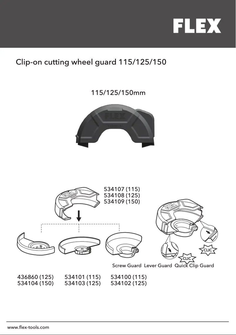 Page n°1 - Manuel utilisateur Flex L 3406 VRG