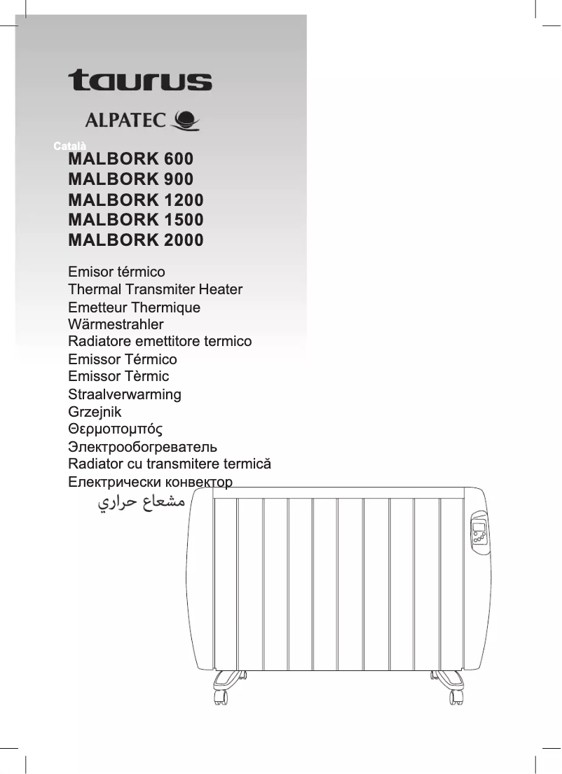 Image de la première page du manuel de l'appareil Malbork 2000