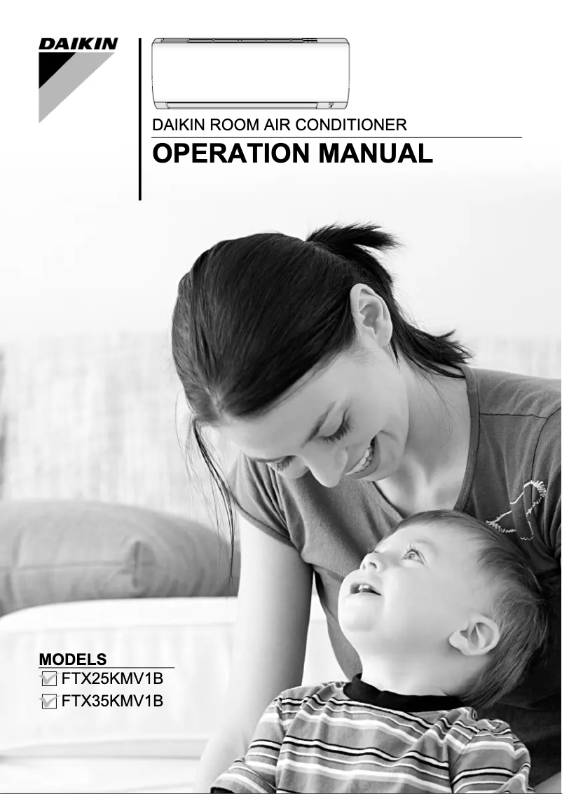 Page 1 de la notice Manuel utilisateur Daikin FTX-KM