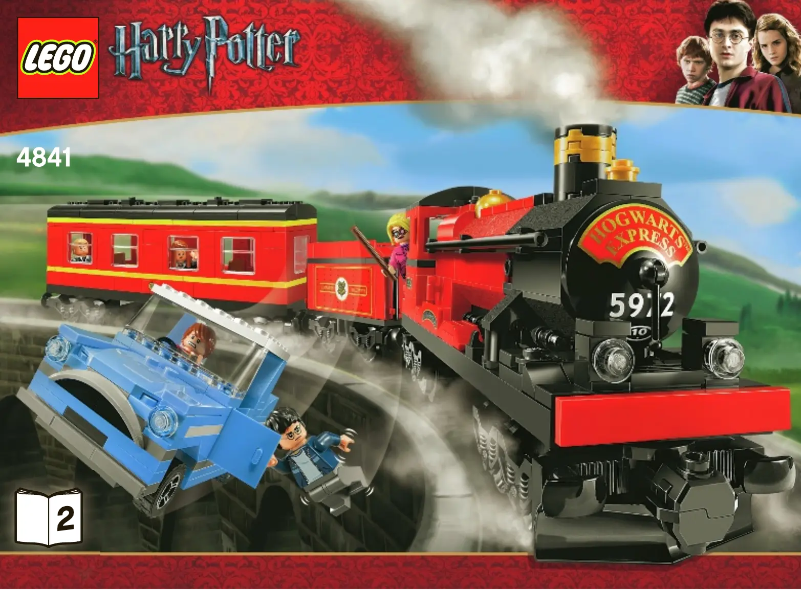 Page 1 de la notice Manuel utilisateur Lego Harry Potter 4841