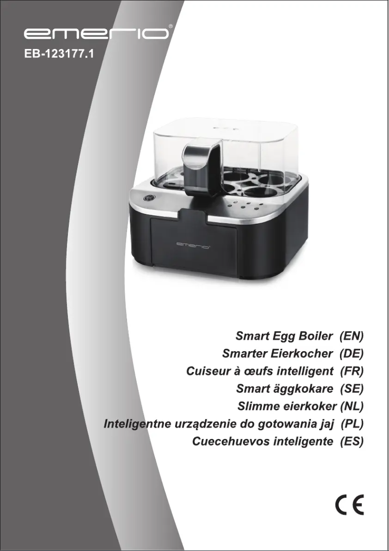 Image de la première page du manuel de l'appareil EB-123177.1