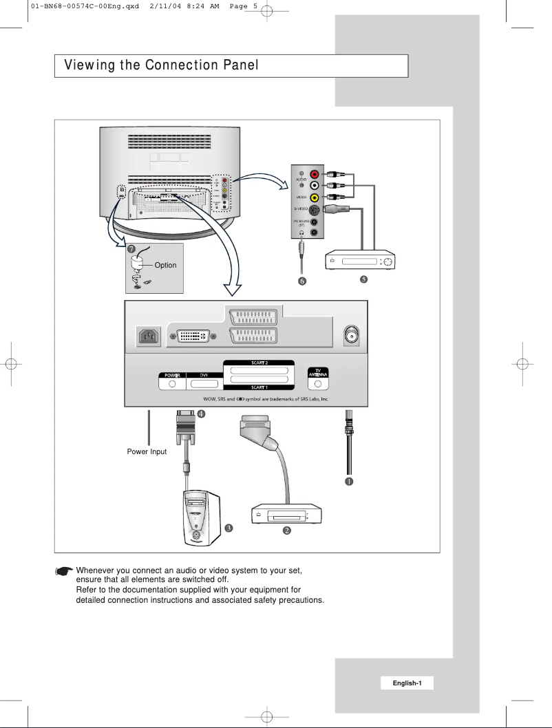 Page n°1 - Guide de démarrage rapide Samsung LW22N23N