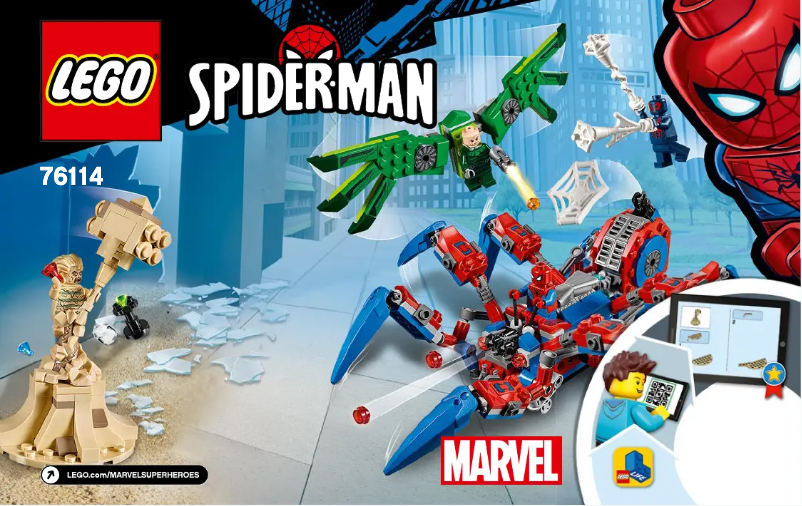 Page n°1 - Manuel utilisateur Lego Marvel Spiderman 76114