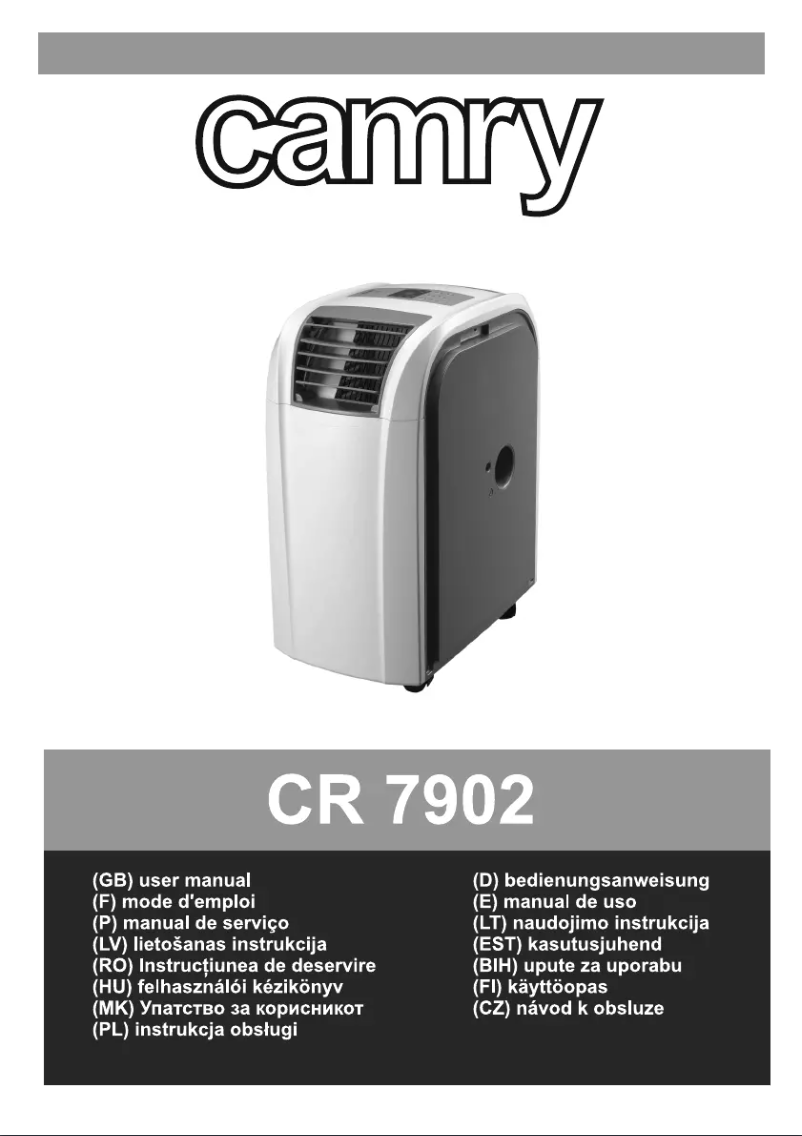 Page n°1 - Manuel utilisateur Camry CR 7902