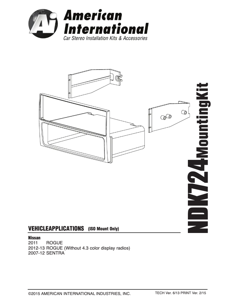 Page n°1 - Manuel utilisateur American International NDK724