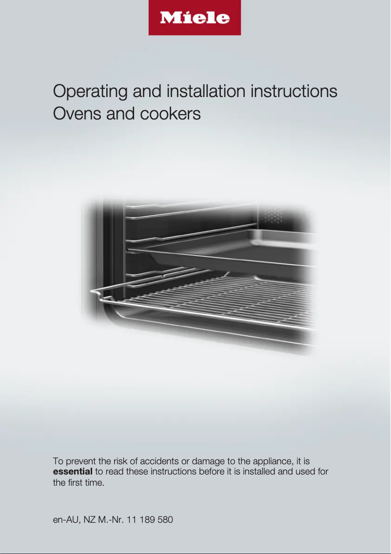 Image de la première page du manuel de l'appareil H 2267-1 B Active