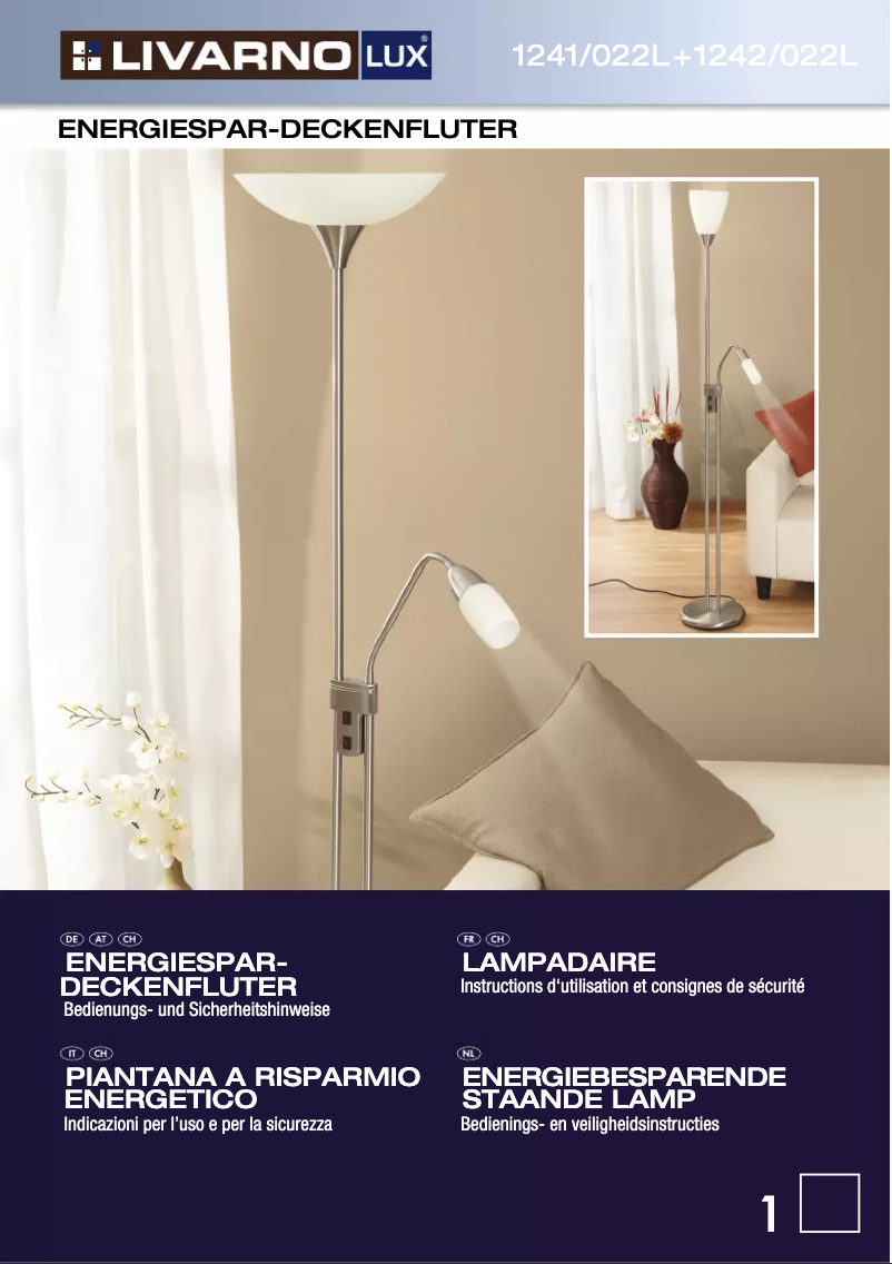 Image de la première page du manuel de l'appareil 1241/022L