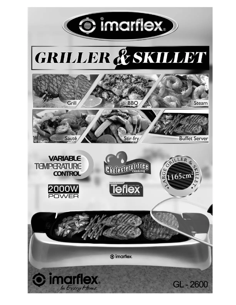 Page n°1 - Manuel utilisateur Imarflex GL-2600