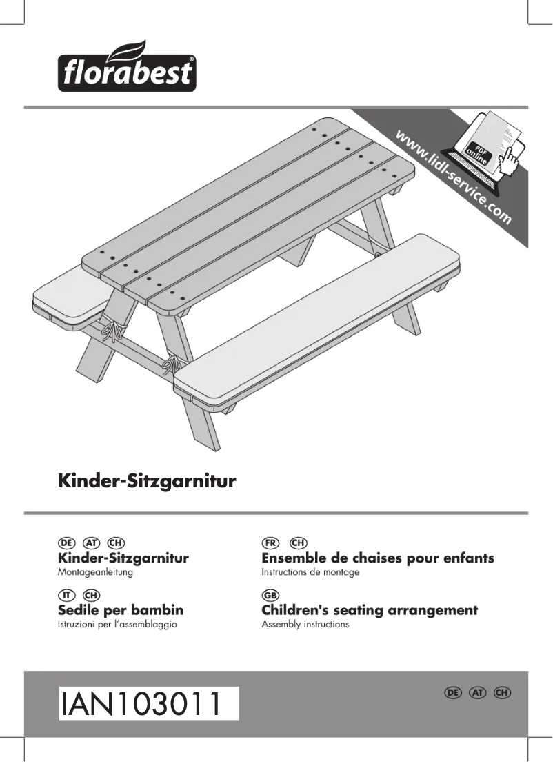 Image de la première page du manuel de l'appareil IAN 309884