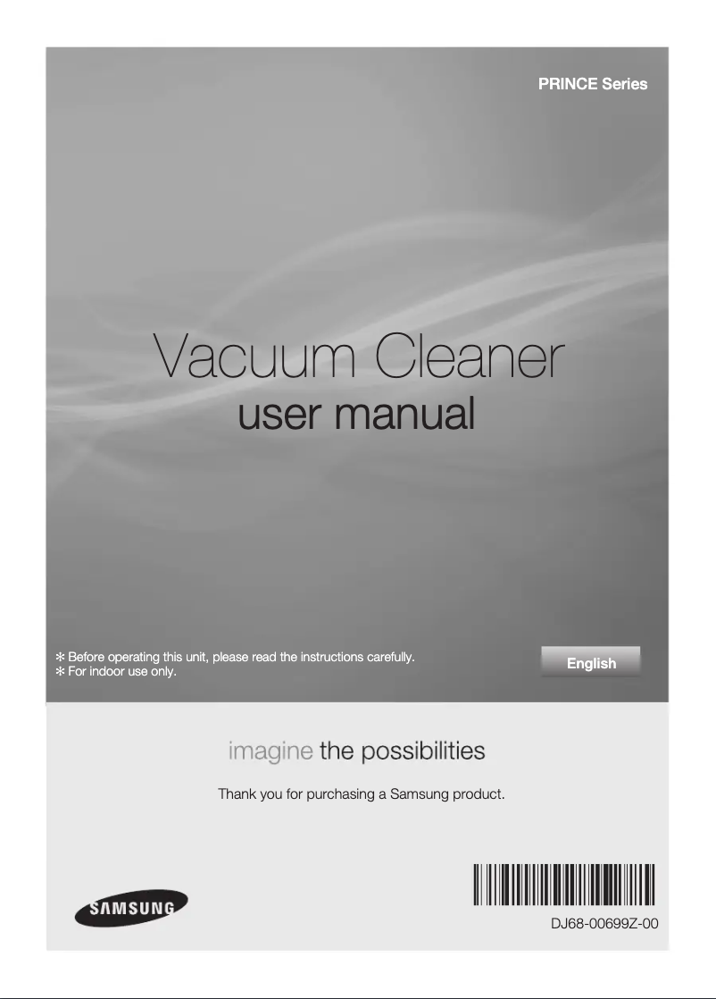 Image de la première page du manuel de l'appareil PRINCE-2100