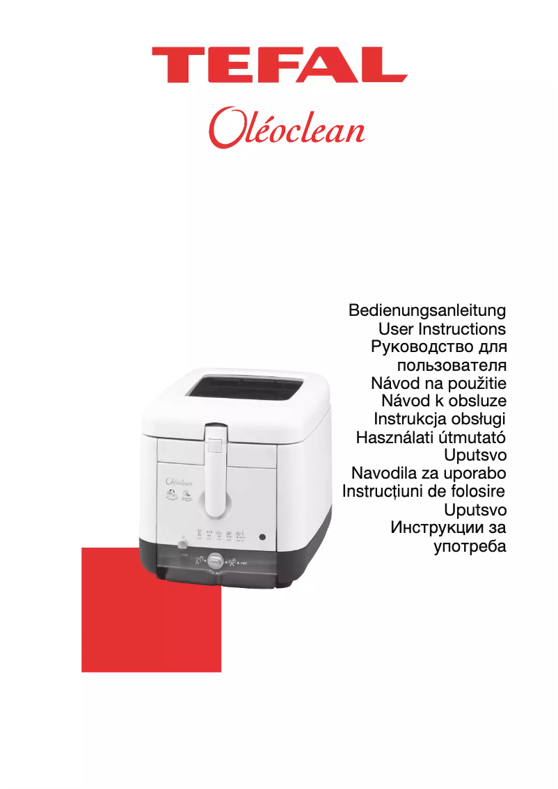 Image de la première page du manuel de l'appareil Oleoclean FA700430