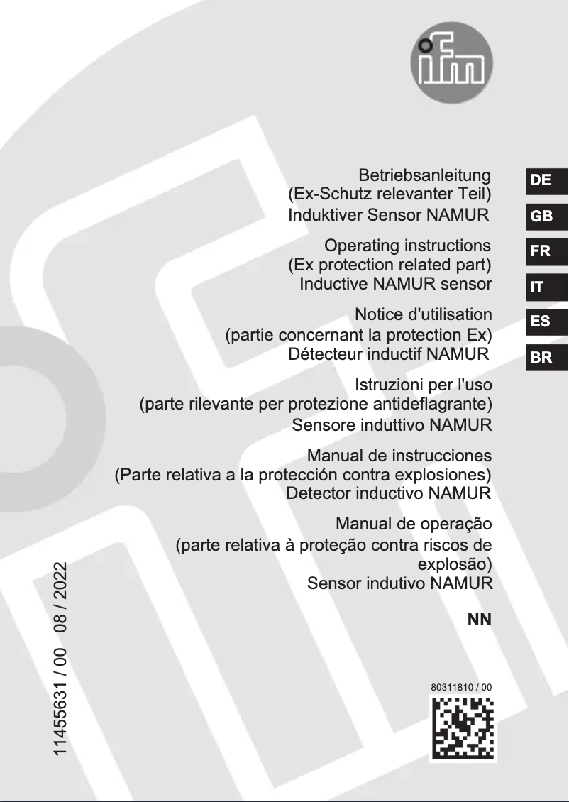 Image de la première page du manuel de l'appareil NN5008