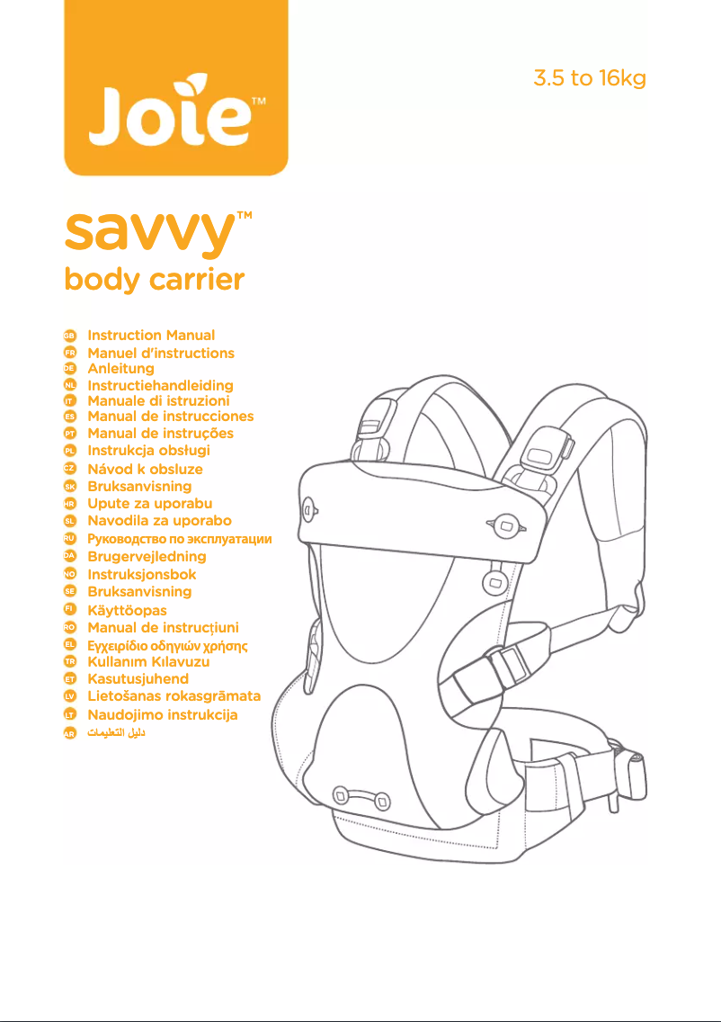 Page n°1 - Manuel utilisateur Joie Savvy