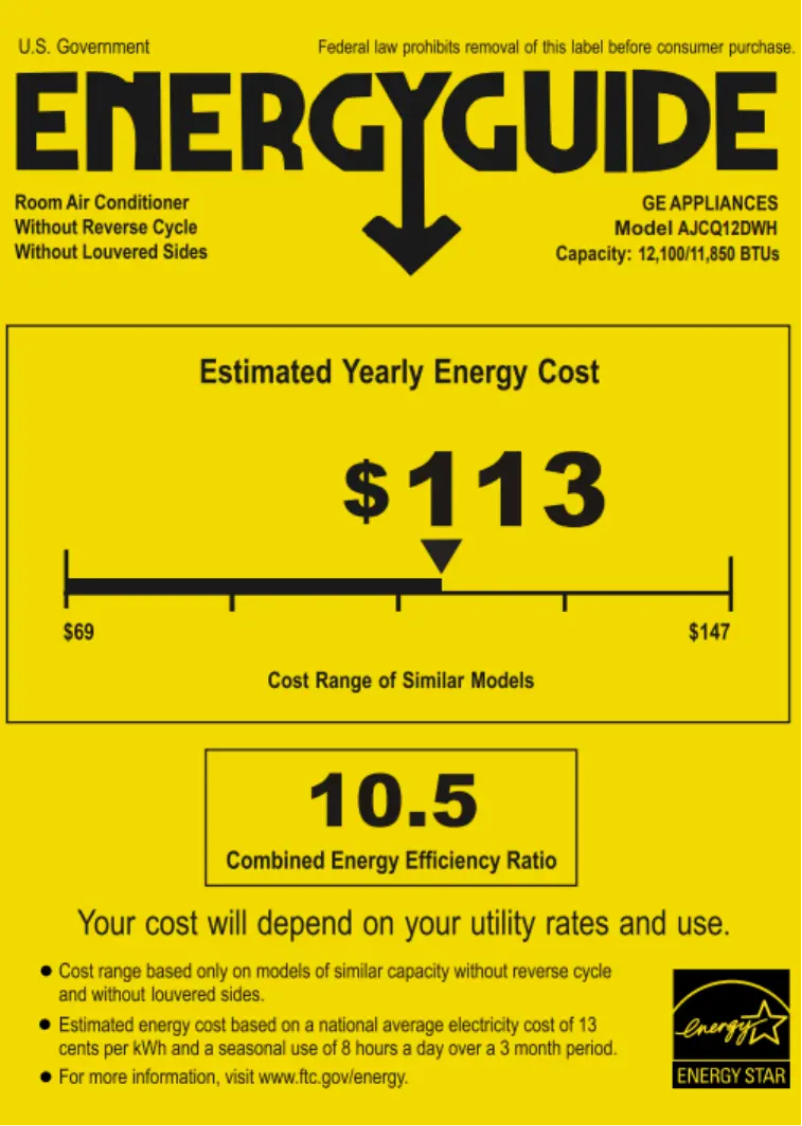 Image de la première page du manuel de l'appareil AJCQ12DWH