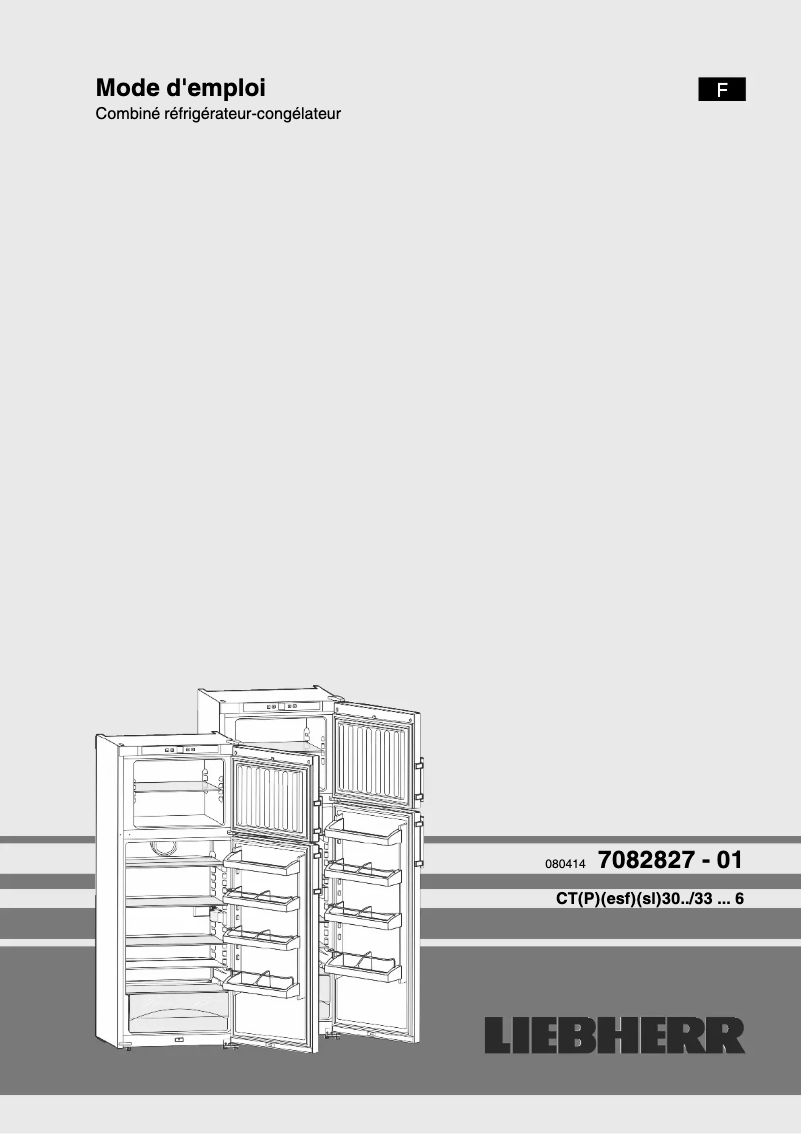 Page n°1 - Manuel utilisateur Liebherr CTP 3316-22