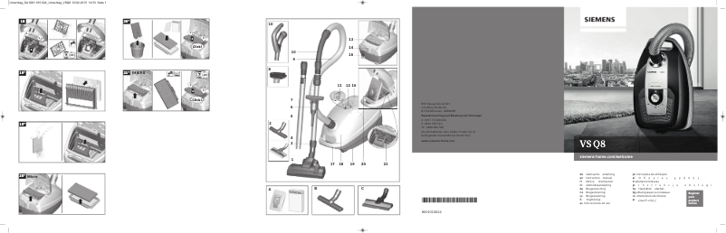 Image de la première page du manuel de l'appareil VSQ8POWER