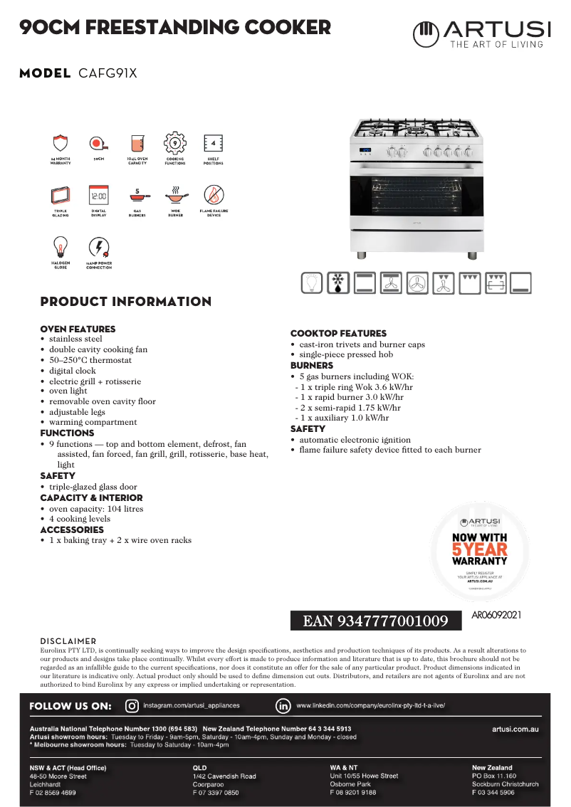 Image de la première page du manuel de l'appareil CAFG91X